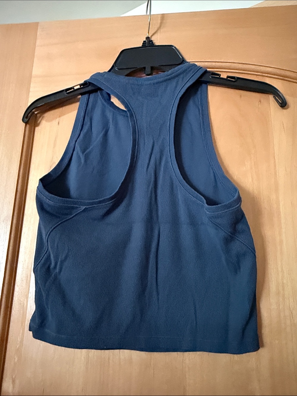 Athleta Ribbed Cropped Racerback Tank XS - Picture 2 of 2